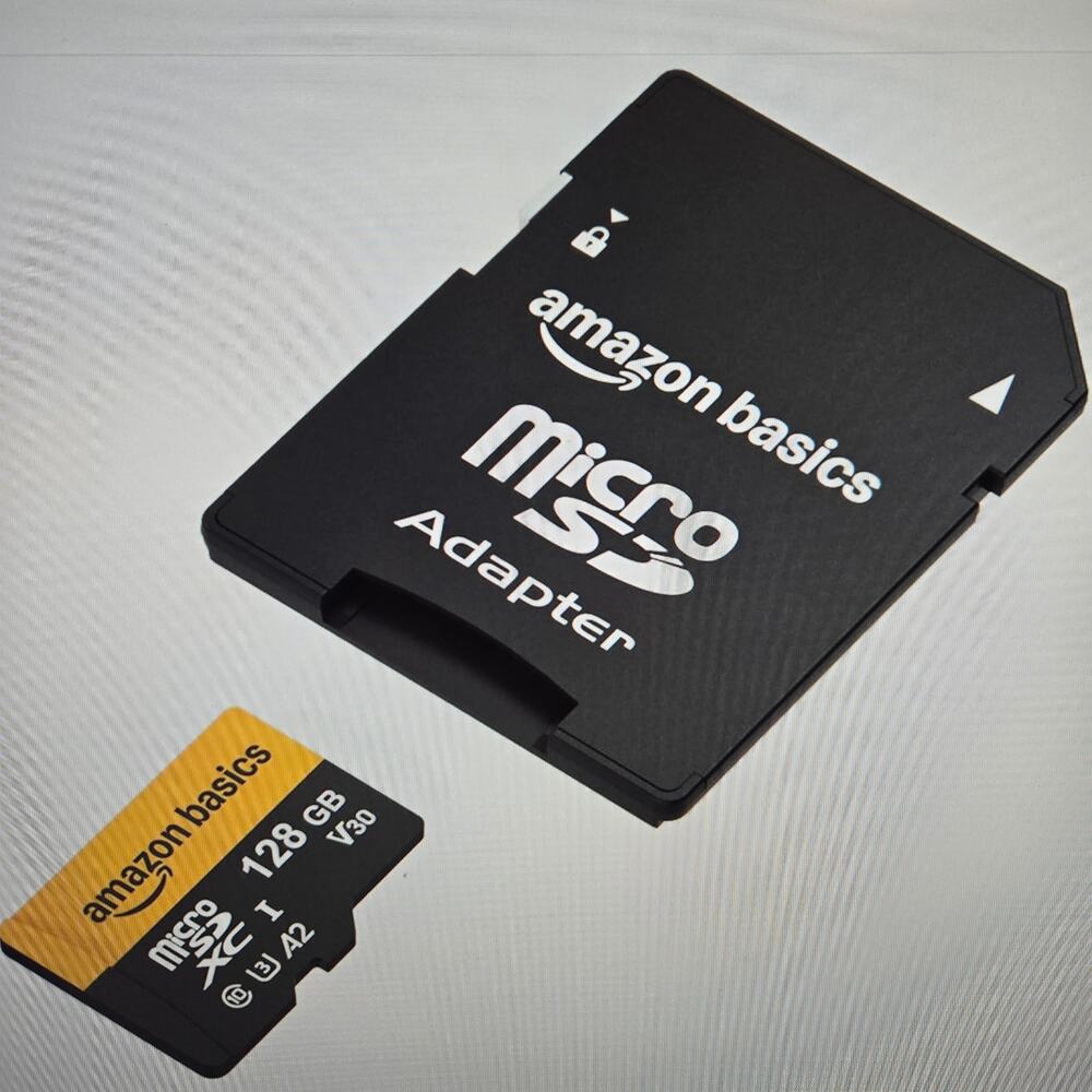 Amazon Basics 128GB microSDXC Card with Adapter (G1-1042)